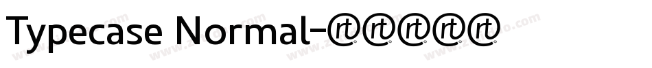 Typecase Normal字体转换